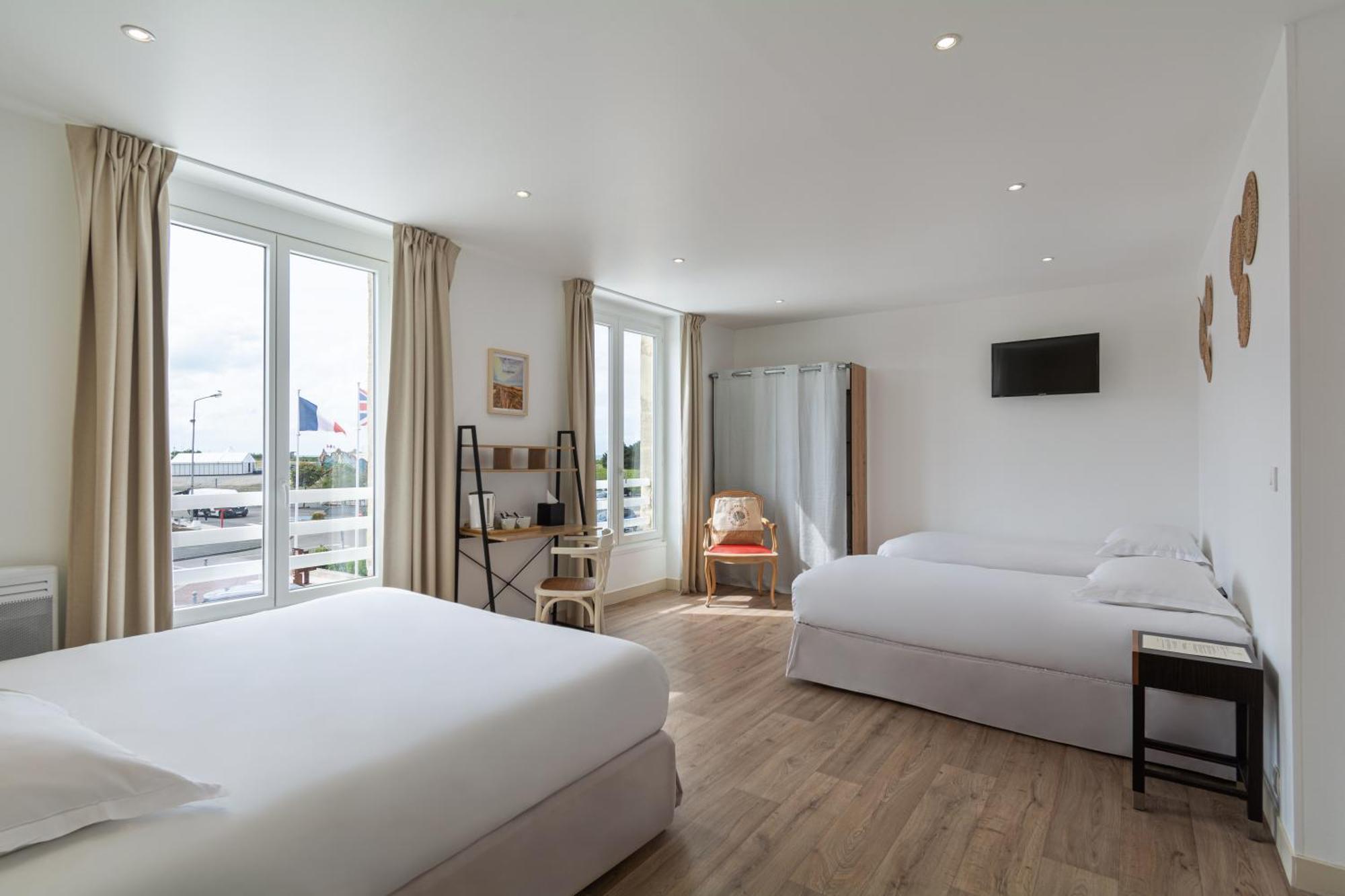 Hotel De La Plage Courseulles-sur-Mer Buitenkant foto